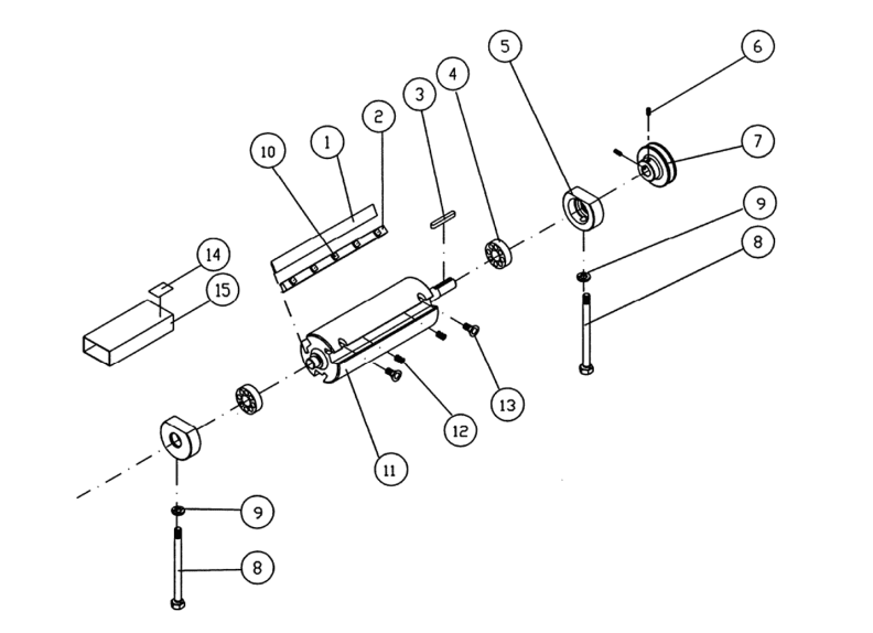 PJ882 Cutterhead Assembly