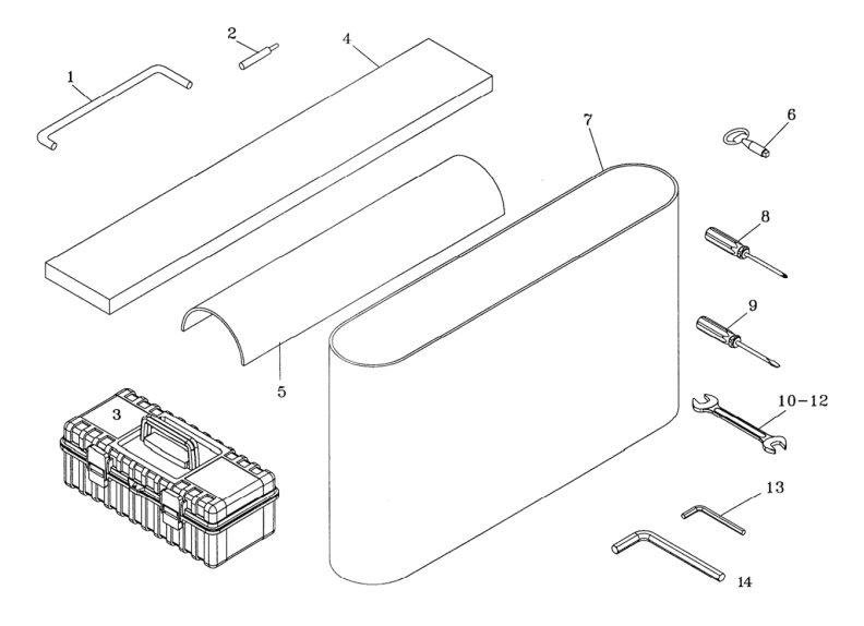 WB-25 Sanding Belt and Accessories