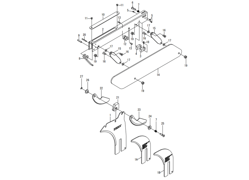 PM1000 - 52 in. Blade Guard Assembly