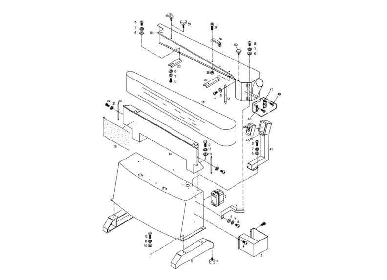 OES9138 3HP 3PH Base Assembly