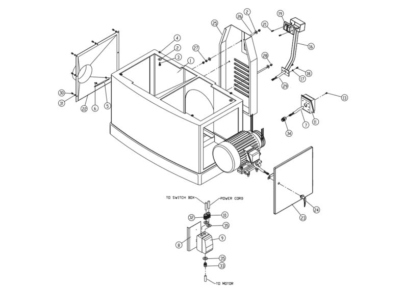 PJ1696 Stand Assembly