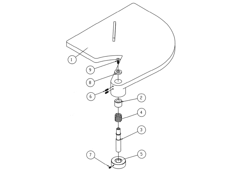 PJ1696 Cutterhead Guard Assembly