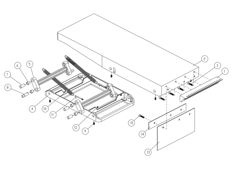 PJ1696 Outfeed Table Assembly