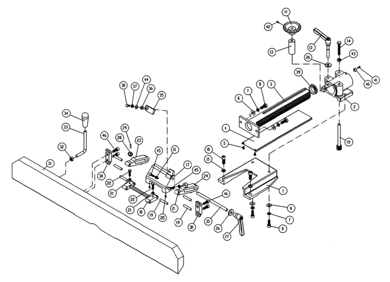 1285-HH 3PH Fence Assembly