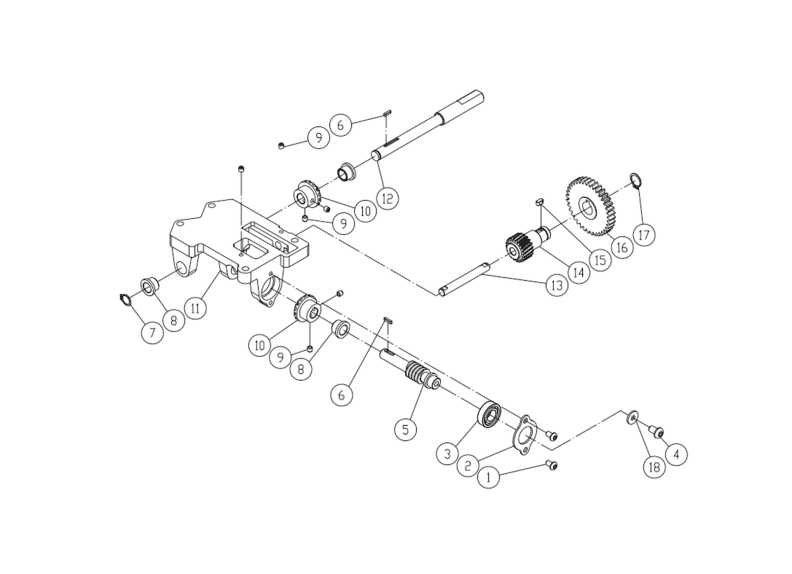 PM2415B - Gear Bracket Assembly