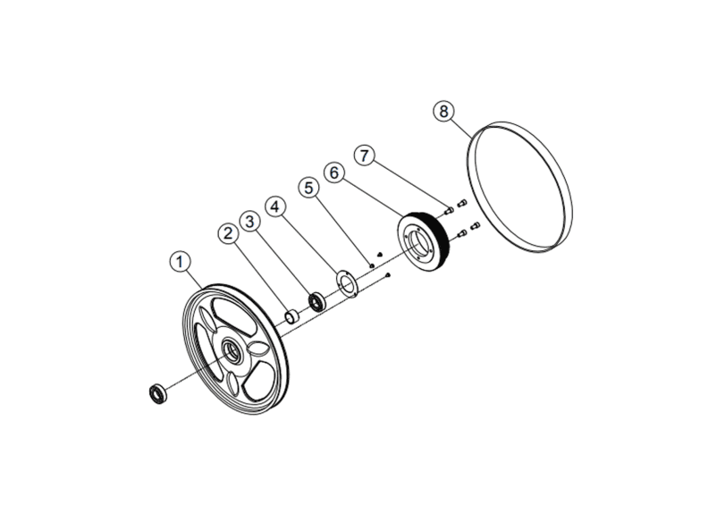 PM1800B - Lower Wheel Assembly