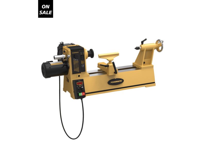 PM2014, 14" x 20" Benchtop Woodworking Lathe, 1 HP, 1Ph 115V