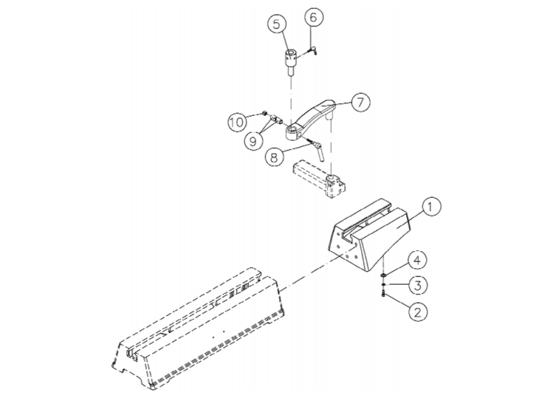 2014 Lathe and Stand Optional Bed Extension Assembly