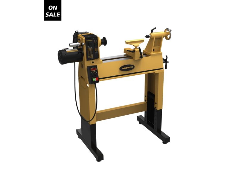 PM2014, 14" x 20" Woodworking Lathe with Stand, 1 HP, 1Ph 115V 