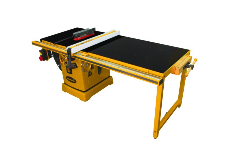 PM2000T, 10-Inch Table Saw with ArmorGlide, 50-Inch Rip, Workbench, 5 HP, 3Ph 460V