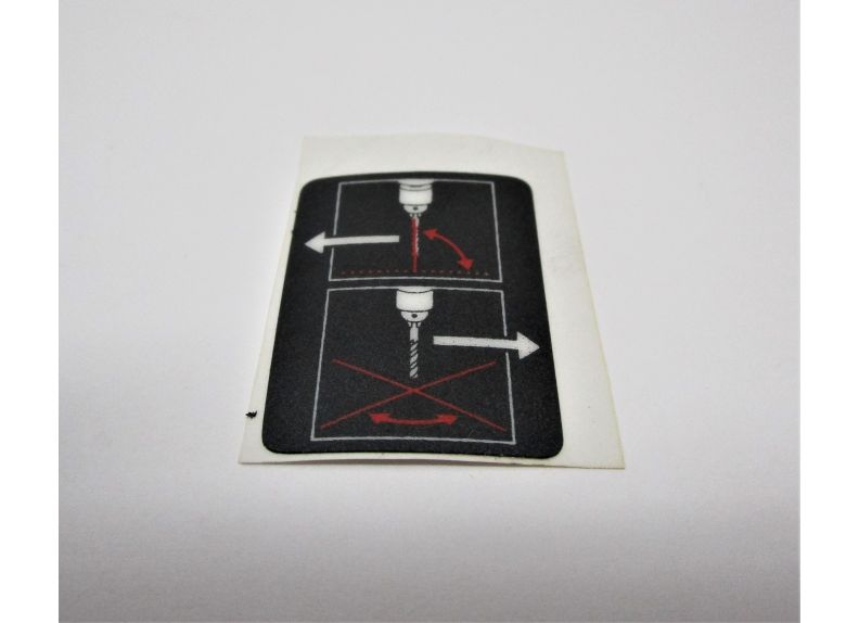 Label - Laser Adjustment Left | PM2800B-231