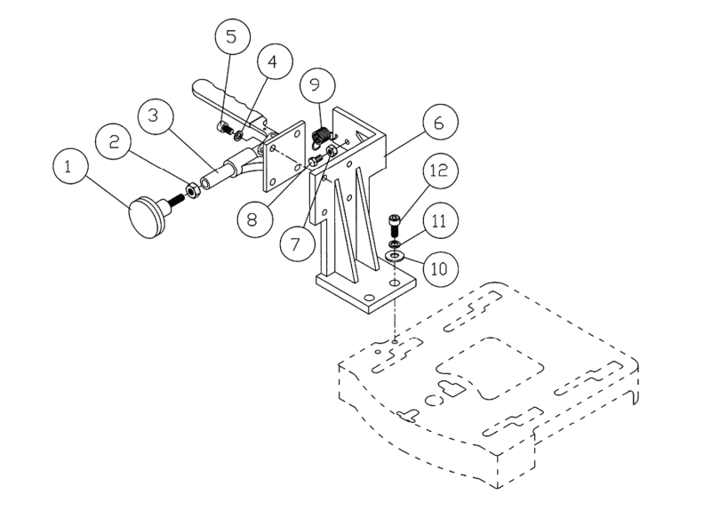 DS20 2HP 1PH Brake Assembly