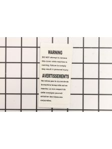 Warning Label Jwp-15Ho / Cs | PA-C67